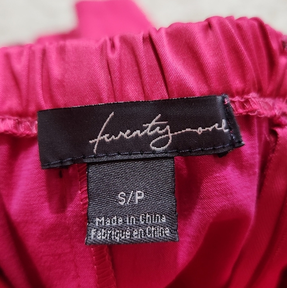 Twenty One Hot Pink Mini Dress Pockets Size Small HOCO Homecoming Dance Formal - Picture 2 of 8